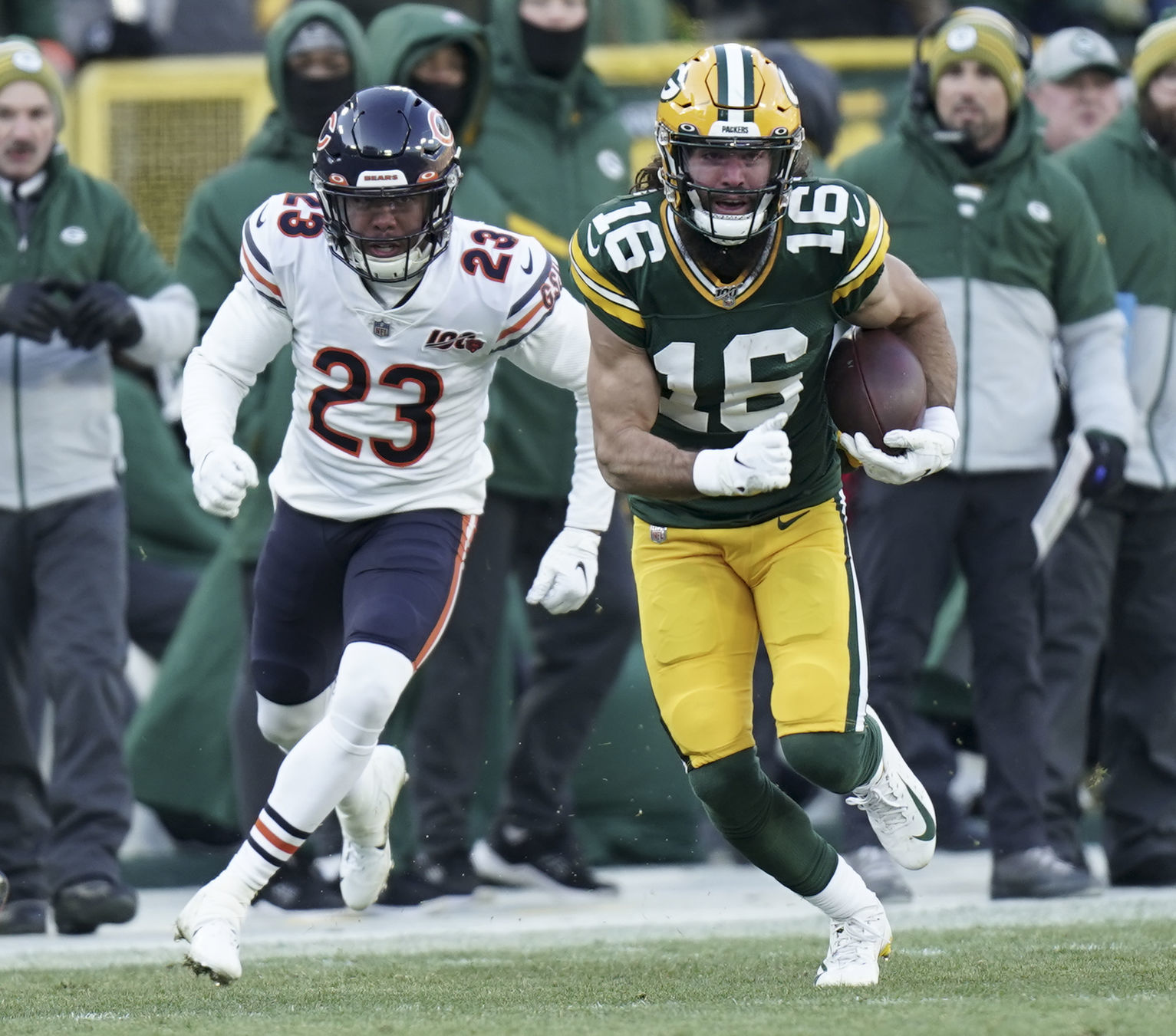 Packers 21, Bears 13